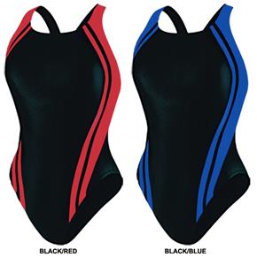 Adoretex Team Splice Wide Strap 1 Piece Swimsuit - Swimming Equipment ...