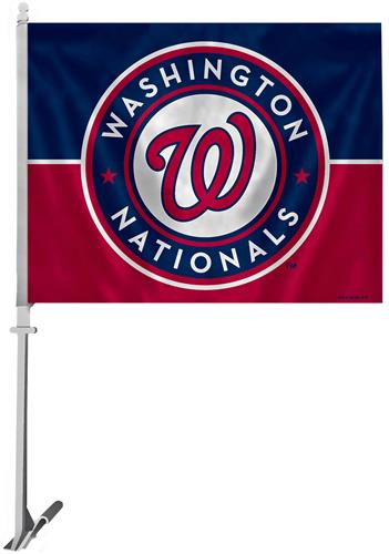 MLB Washington Nationals 2-Sided 11"x14" Car Flag