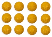 Champion Dimpled Pitching Machine Baseballs Yellow (Dozen)