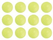 Champion 12" Dimpled Pitching Machine Softballs Optic Yellow - Dozen