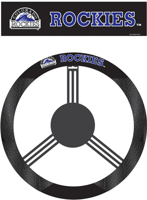 MLB Colorado Rockies Steering Wheel Cover