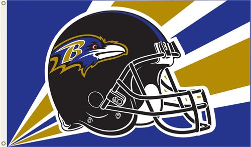 NFL Baltimore Ravens 3' x 5' Flag w/Grommets