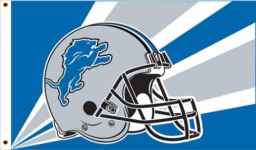NFL Detroit Lions 3' x 5' Flag w/Grommets