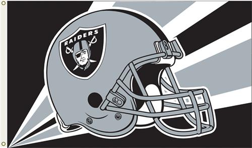 NFL Oakland Raiders 3' x 5' Flag w/Grommets