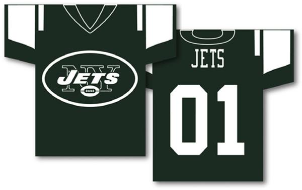 NFL New York Jets 2-Sided Jersey Banner