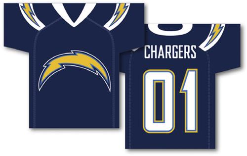 NFL San Diego Chargers 2-Sided Jersey Banner