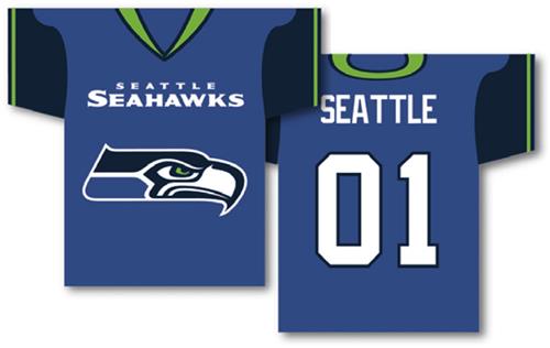 NFL Seattle Seahawks 2-Sided Jersey Banner