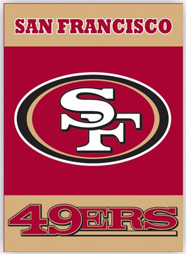 NFL San Francisco 49ers 28" x 40" House Banner