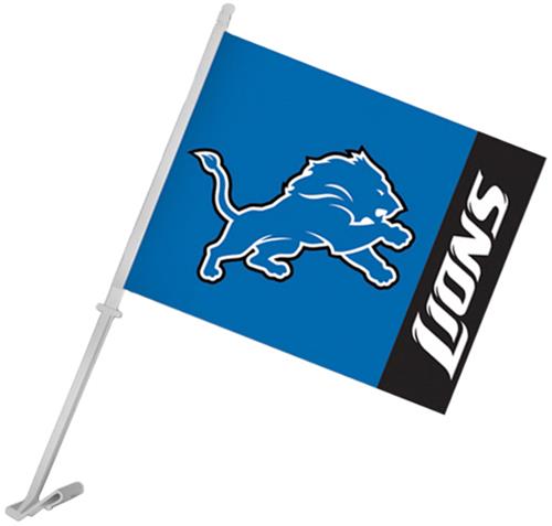NFL Detroit Lions 2-Sided 11" x 14" Car Flag