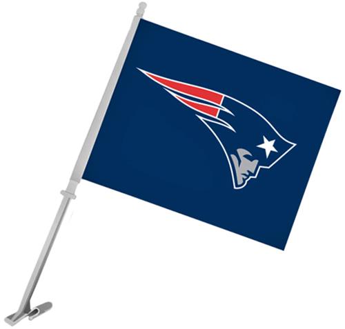 NFL New England Patriots 2-Sided 11"x14" Car Flag