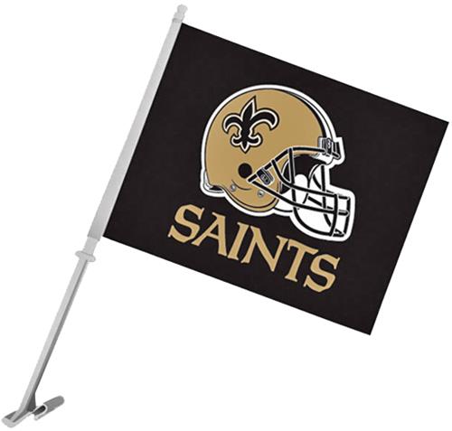 NFL New Orleans Saints 2-Sided 11" x 14" Car Flag