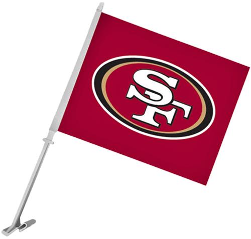 NFL San Francisco 49ers 2-Sided 11" x 14" Car Flag