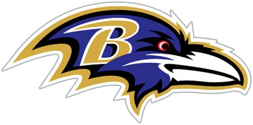 NFL Baltimore Ravens Auto Diecut Window Film