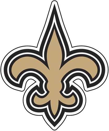 NFL New Orleans Saints Auto Diecut Window Film