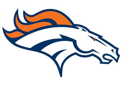 NFL Denver Broncos Logo 12" Die Cut Car Magnet