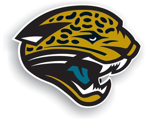 NFL Jaguars Logo 12" Die Cut Car Magnet