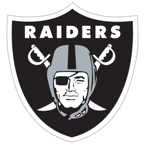 NFL Oakland Raiders Logo 12" Die Cut Car Magnet