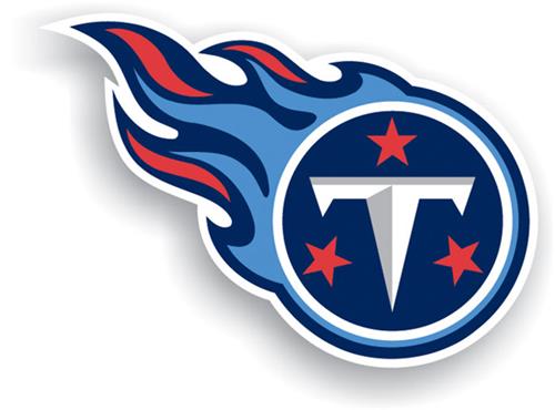 NFL Tennessee Titans Logo 12" Die Cut Car Magnet