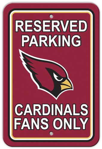 BSI NFL Arizona Cardinals Reserved Parking Sign