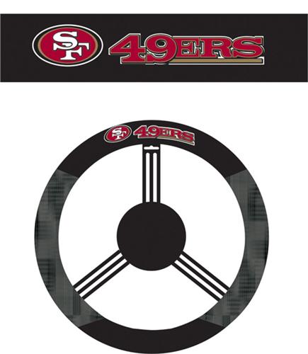 NFL San Francisco 49ers Steering Wheel Cover