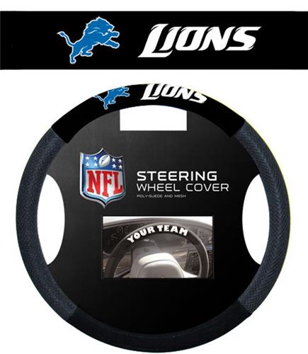 NFL Detroit Lions Steering Wheel Cover