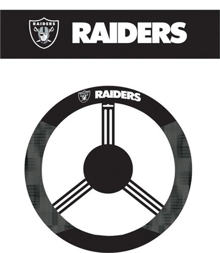 NFL Oakland Raiders Steering Wheel Cover