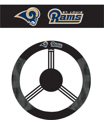 NFL St. Louis Rams Steering Wheel Cover
