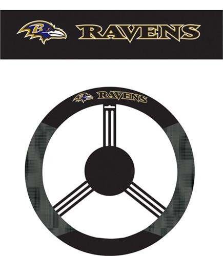 NFL Baltimore Ravens Steering Wheel Cover