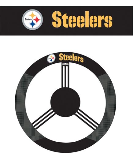 NFL Pittsburgh Steelers Steering Wheel Cover