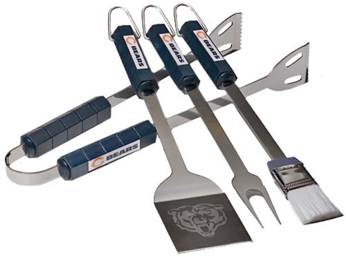 NFL Chicago Bears 4 Piece BBQ Grilling Set