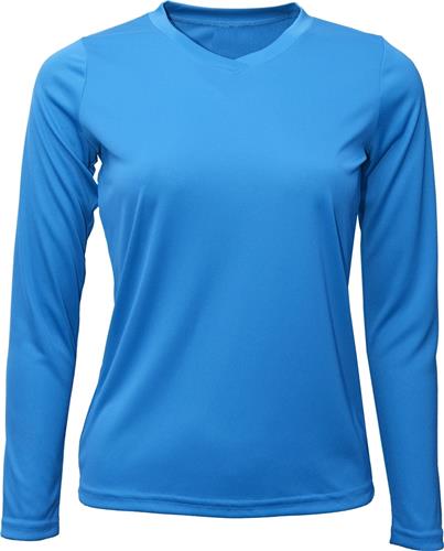 Baw Ladies Long Sleeve Xtreme-Tek T-Shirts. Printing is available for this item.