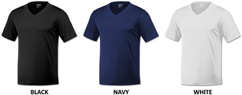Baw Men/Youth Short Sleeve Xtreme-Tek V-Neck T-Shirts. Printing is available for this item.