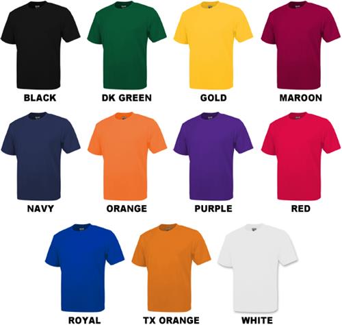 Baw Men's Short Sleeve Loose-Fit Cool-Tek T-Shirts. Printing is available for this item.