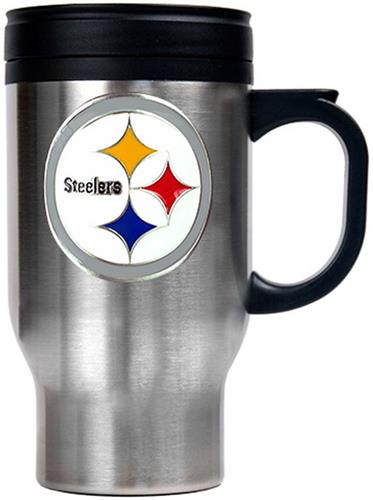 NFL Pittsburgh Steelers Stainless Steel Travel Mug