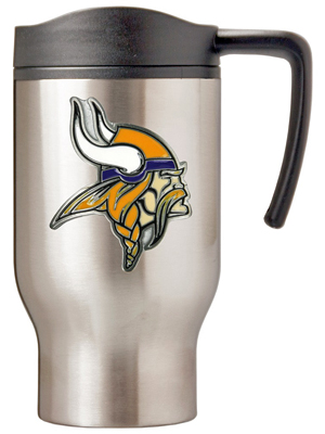 NFL Minnesota Vikings Stainless Steel Travel Mug