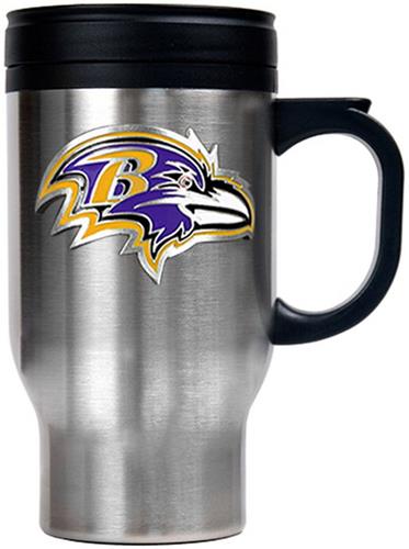NFL Baltimore Ravens Stainless Steel Travel Mug