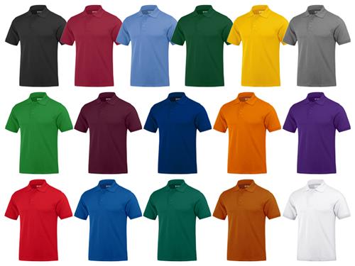 Baw Men's Short Sleeve Everyday Polo Shirts. Printing is available for this item.