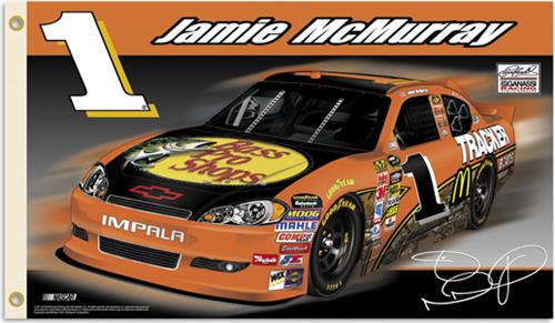 NASCAR Jamie McMurray #1 2011 2-Sided Flag