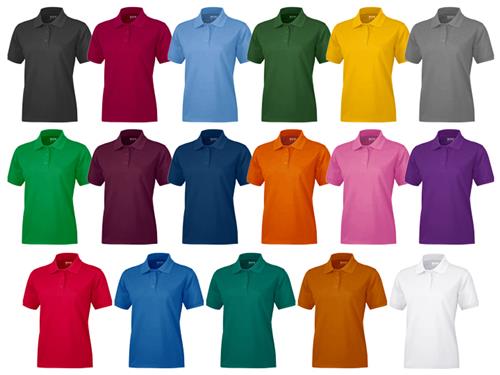 Baw Ladies Short Sleeve Everyday Polo Shirts. Printing is available for this item.