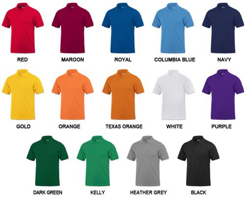 Baw Adult Short Sleeve Classic Polo Shirts. Printing is available for this item.