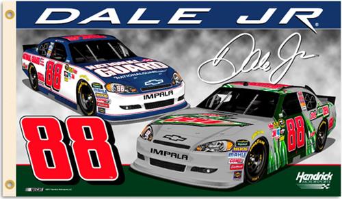 NASCAR Dale Earnhardt Jr. #88 2-Sided 3' x 5' Flag
