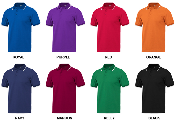 Adult SS Birdseye Polo Shirts. Printing is available for this item.