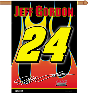 NASCAR Jeff Gordon #24 2-Sided 28" x 40" Banner