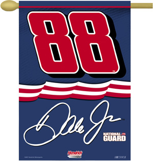 NASCAR Earnhardt Jr. #88 2-Sided 28" x 40" Banner