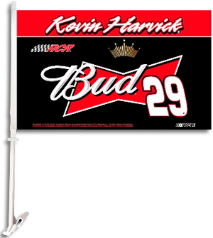 NASCAR Kevin Harvick 2-Sided 11" x 18" Car Flag