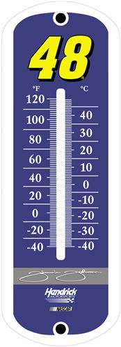 NASCAR 12" Jimmie Johnson #48 Outdoor Thermometer