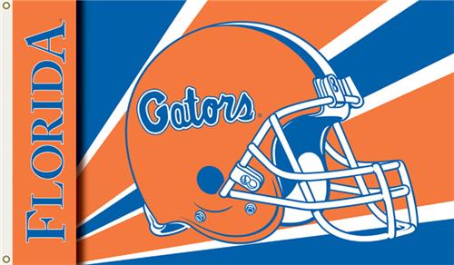 COLLEGIATE Florida Gators Helmet 3' x 5' Flag