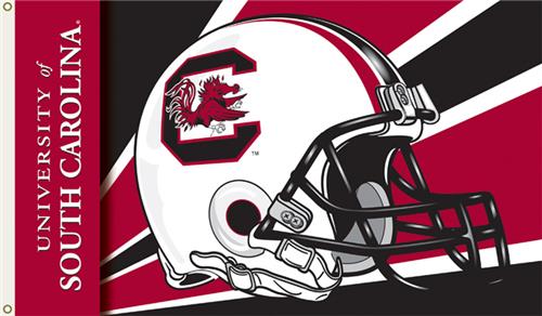 COLLEGIATE South Carolina Helmet 3' x 5' Flag