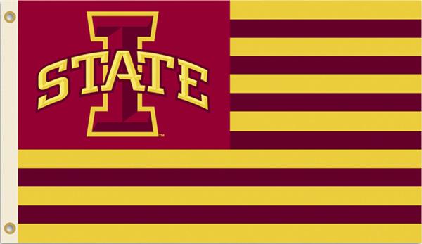 COLLEGIATE Iowa State Stripes 3' x 5' Flag