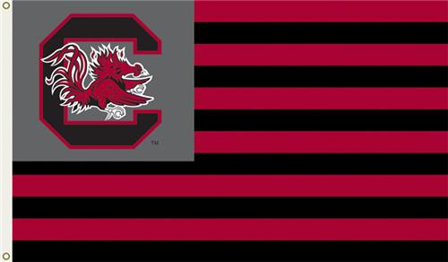COLLEGIATE South Carolina Stripes 3' x 5' Flag